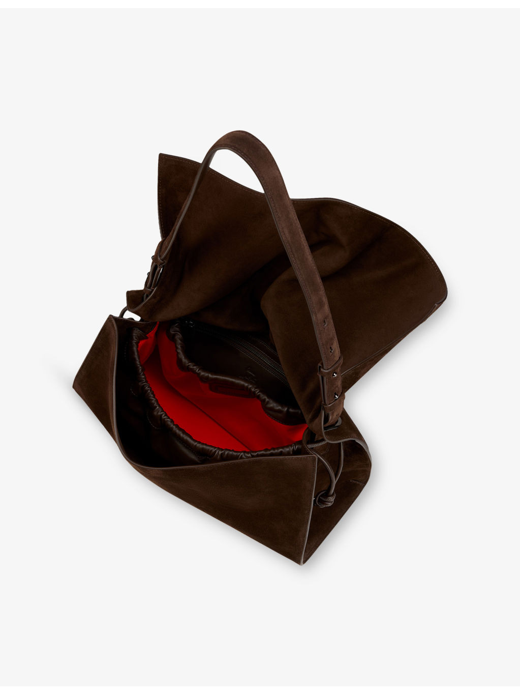 Baggy Large Leather Shoulder Bag - 3