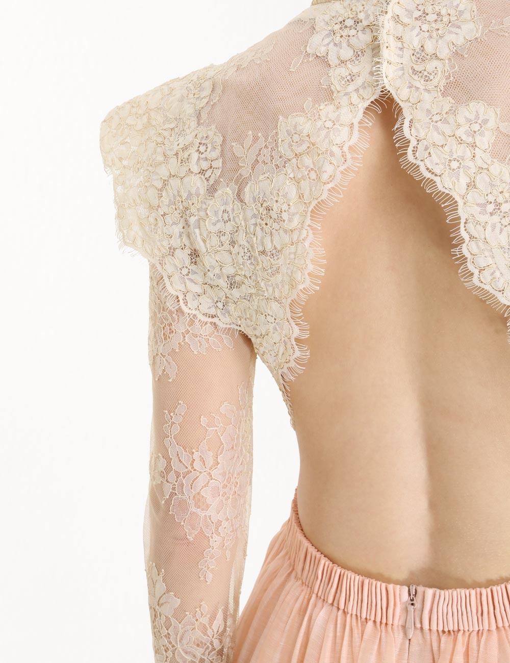 Zimmermann LYRICAL CORDED LACE GOWN - 7919DF232SNPR | REVERSIBLE
