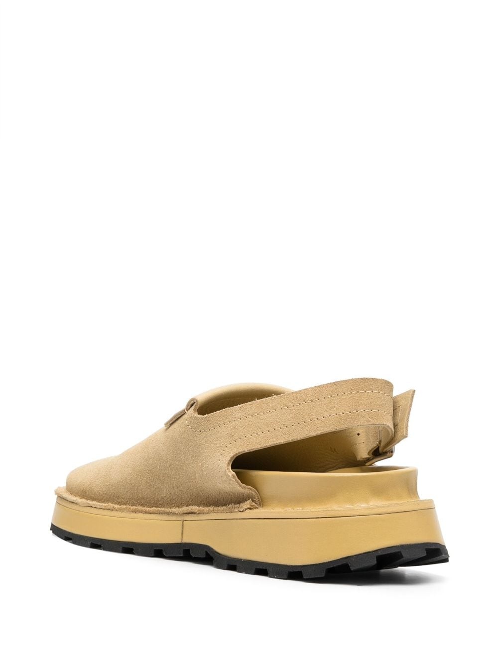 round-toe suede slippers - 3