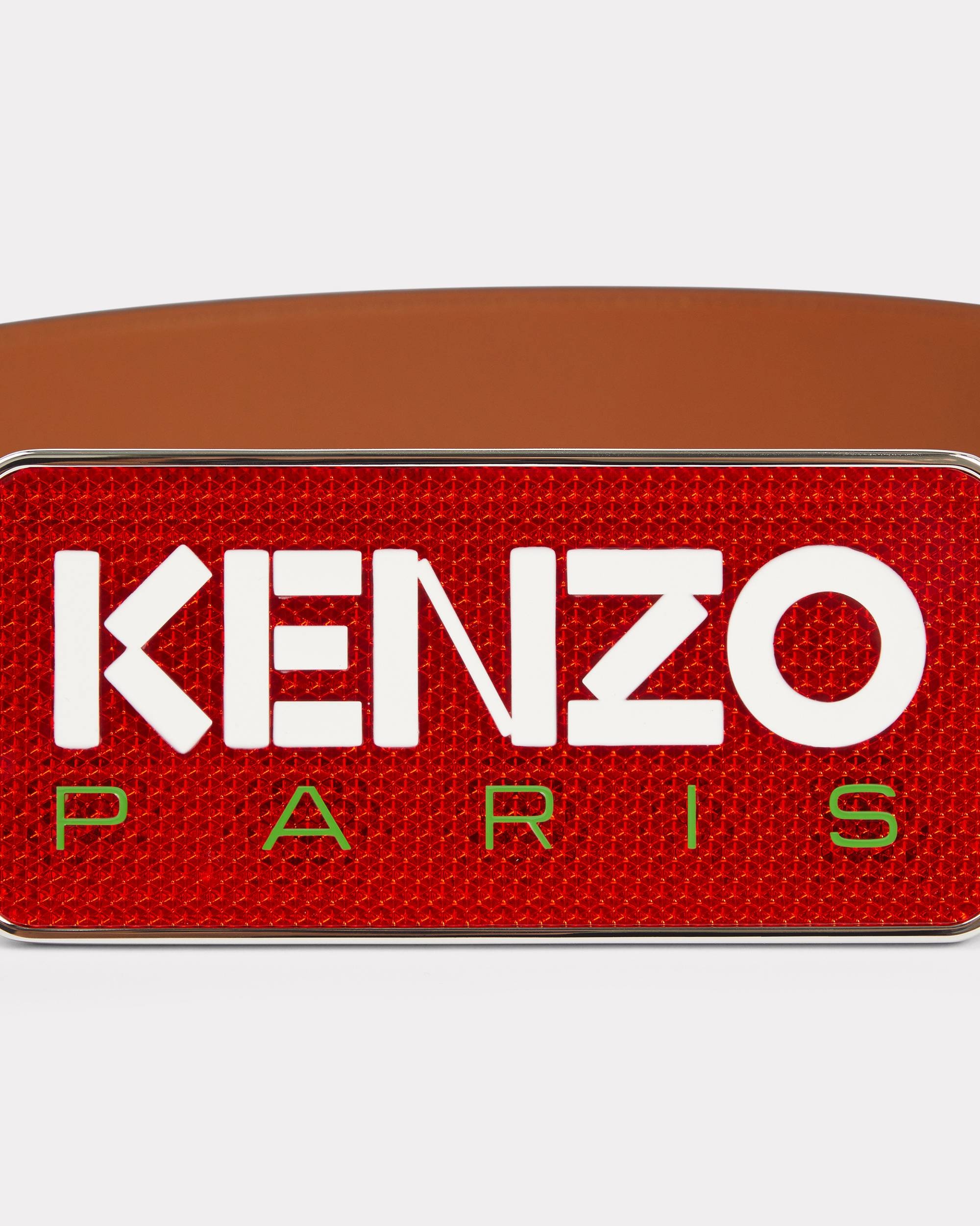 KENZO Paris wide reversible leather belt - 3