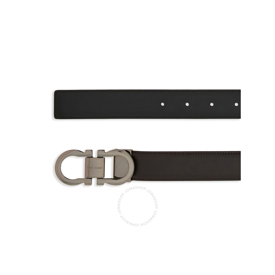 Ferragamo Reversible Double Gancini Leather Belt - 2