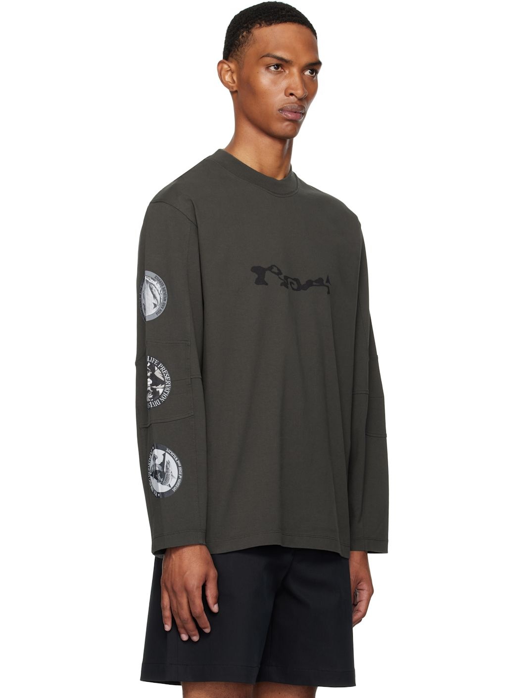 Gray Division Long Sleeve T-shirt - 2