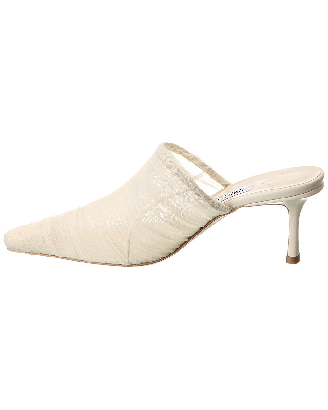 Jimmy Choo Lotta 65 Ruched Tulle Mule - 2