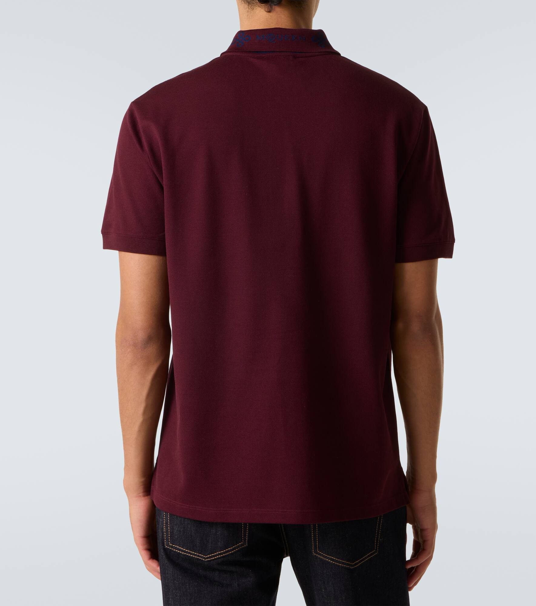 Cotton piqué polo shirt - 4