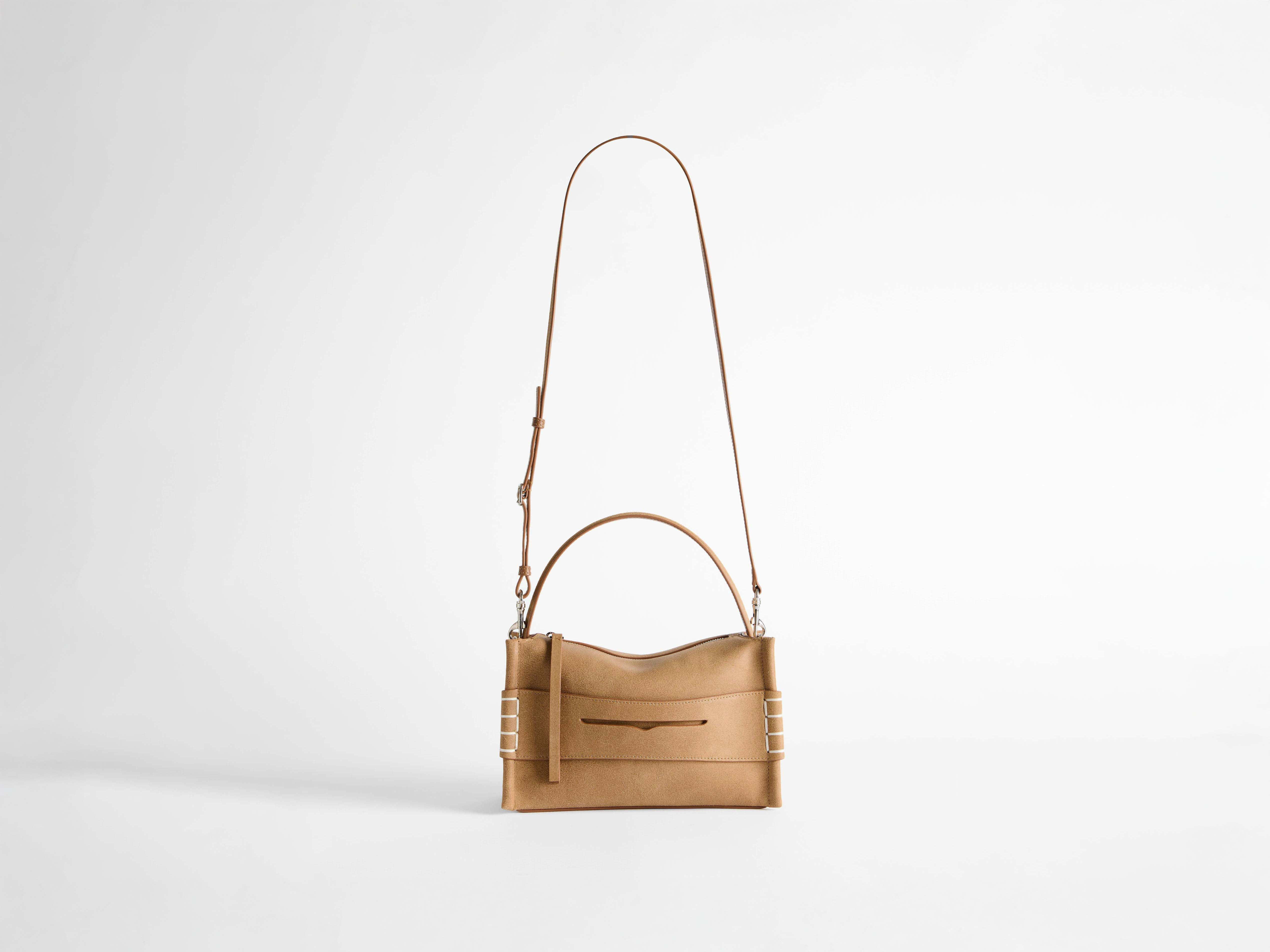 SMALL LOAFER BAG IN GOLD - 5