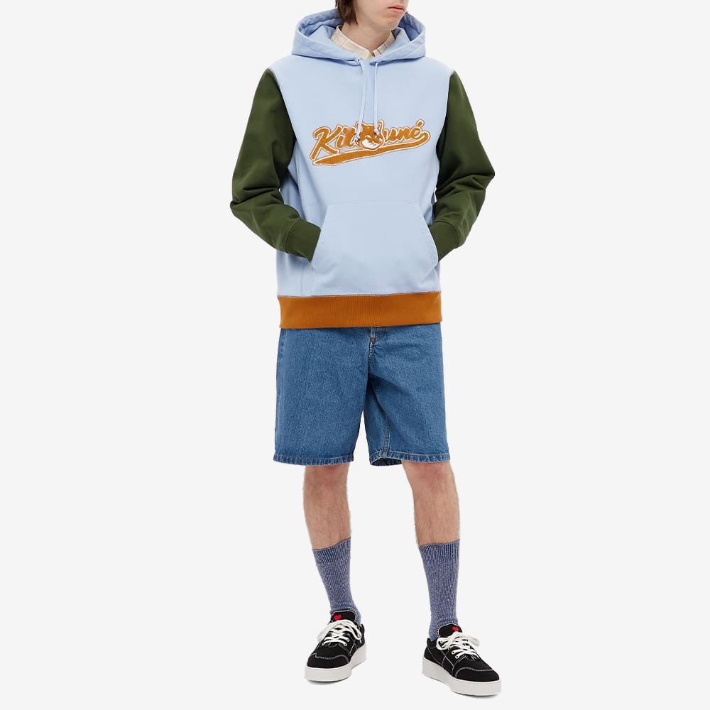 Maison Kitsuné Varsity Fox Colorblock Regular Hoody - 6