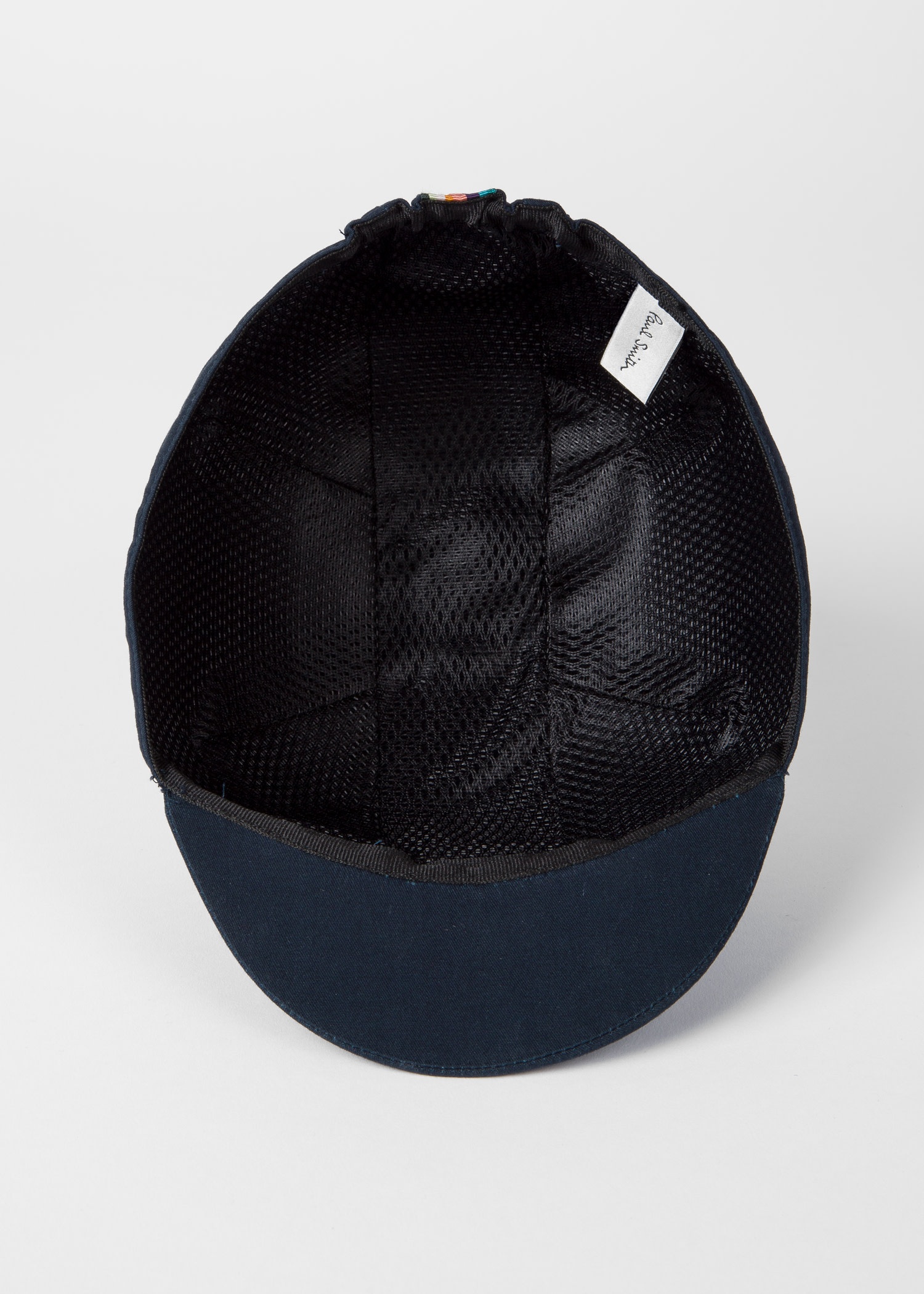 Navy Cotton Cycling Cap With 'Artist Stripe' Webbing - 6
