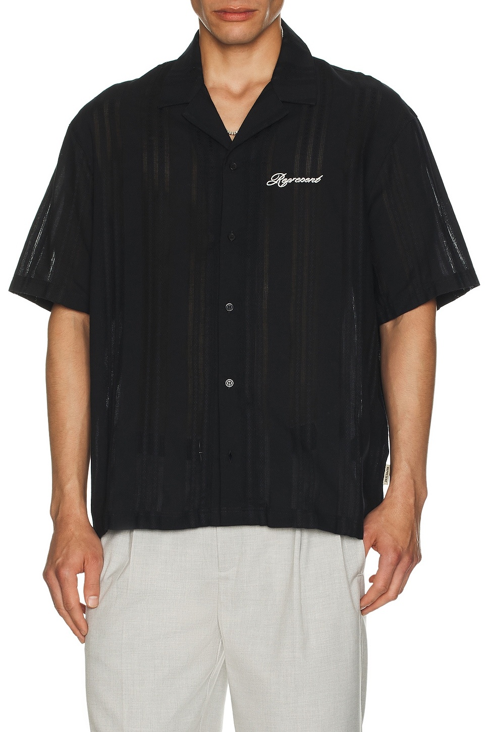 Embroidered Bowling Shirt - 4