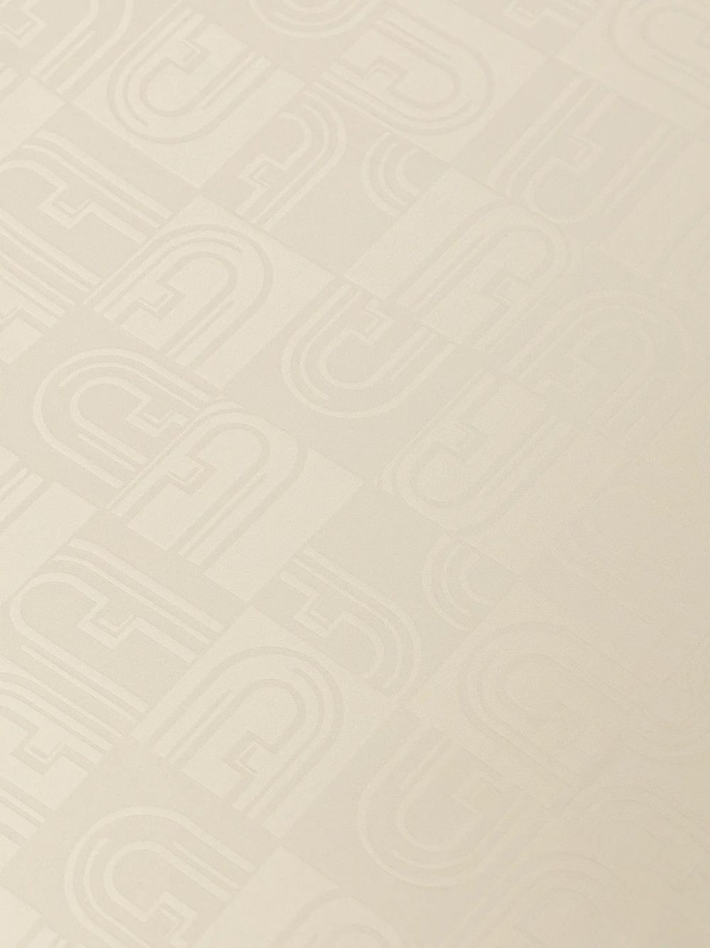 logo-pattern scarf - 2
