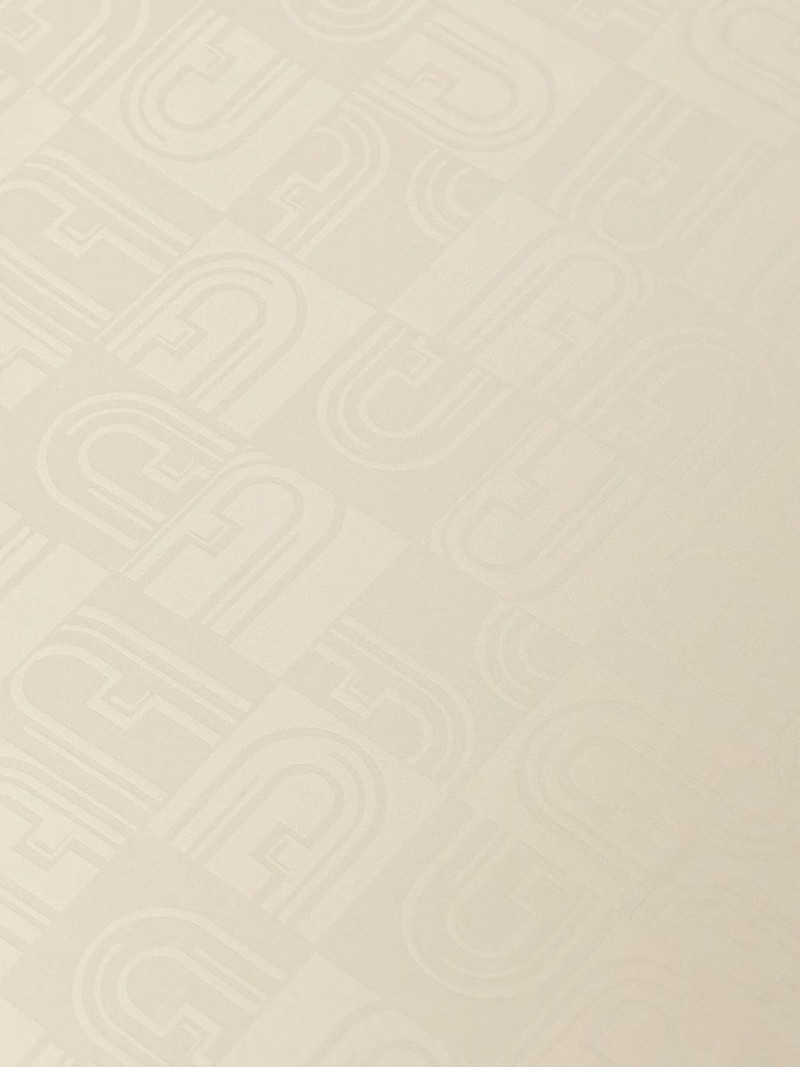 FURLA logo-pattern scarf outlook