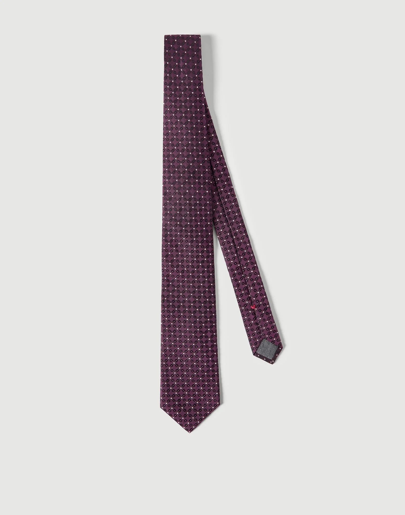 Silk jacquard tie - 1