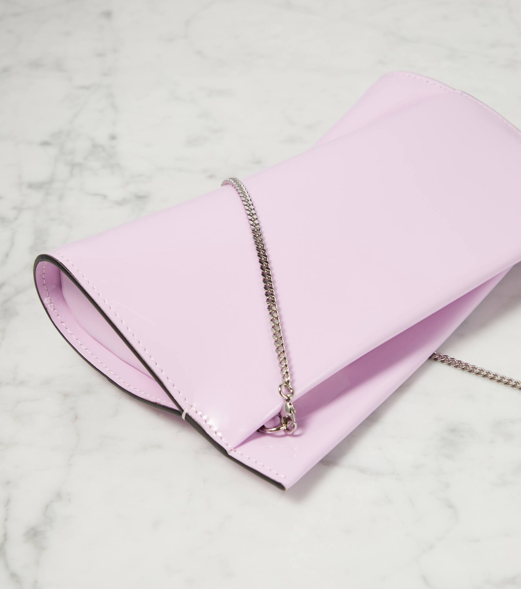 Loubitwist Small patent leather clutch - 6