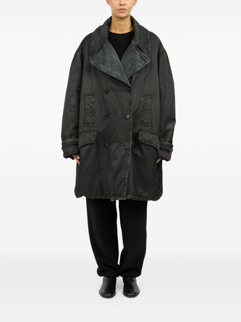 MM6 Maison Margiela double-breasted coat outlook