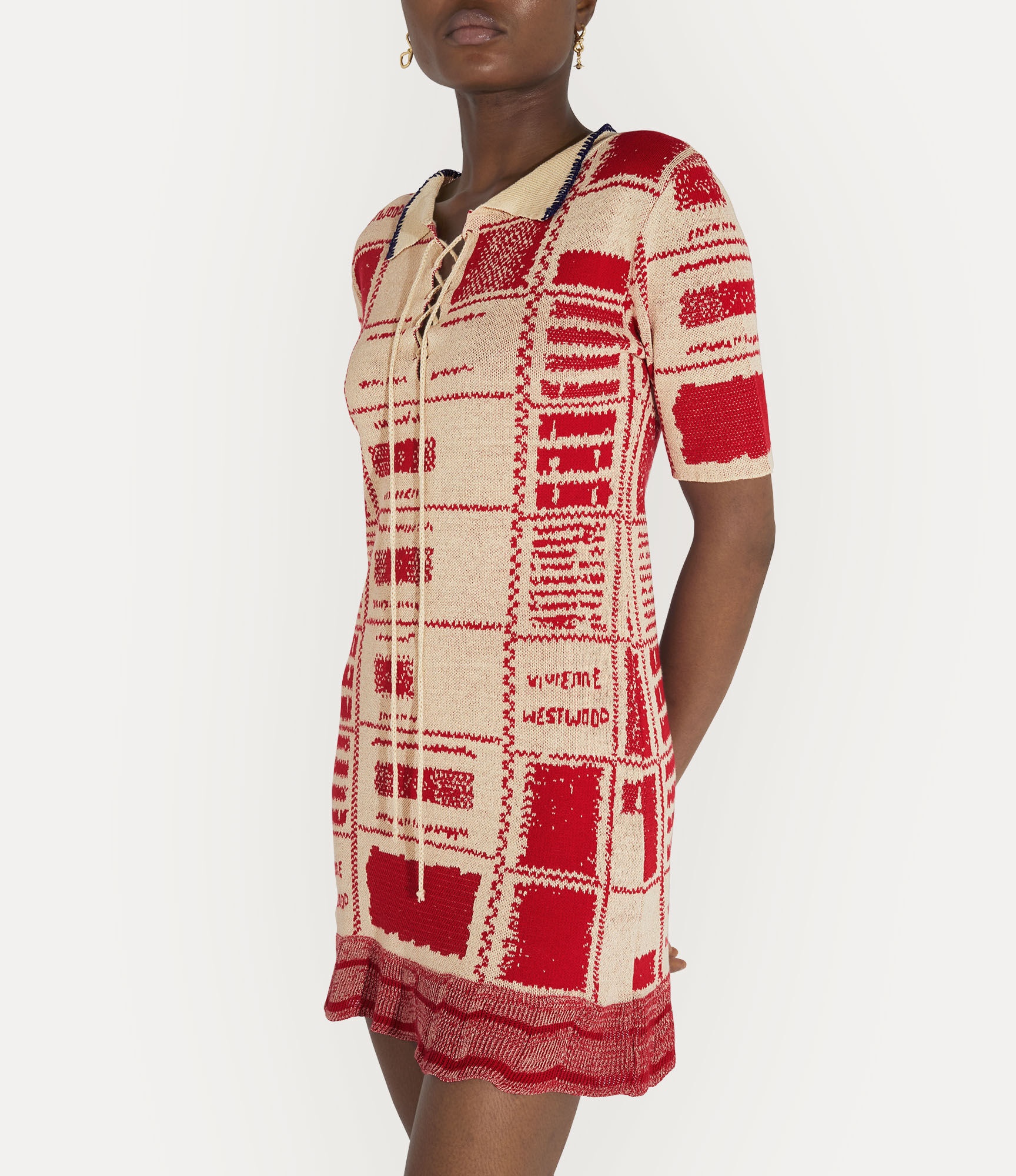 CHECKED DRESS - 5
