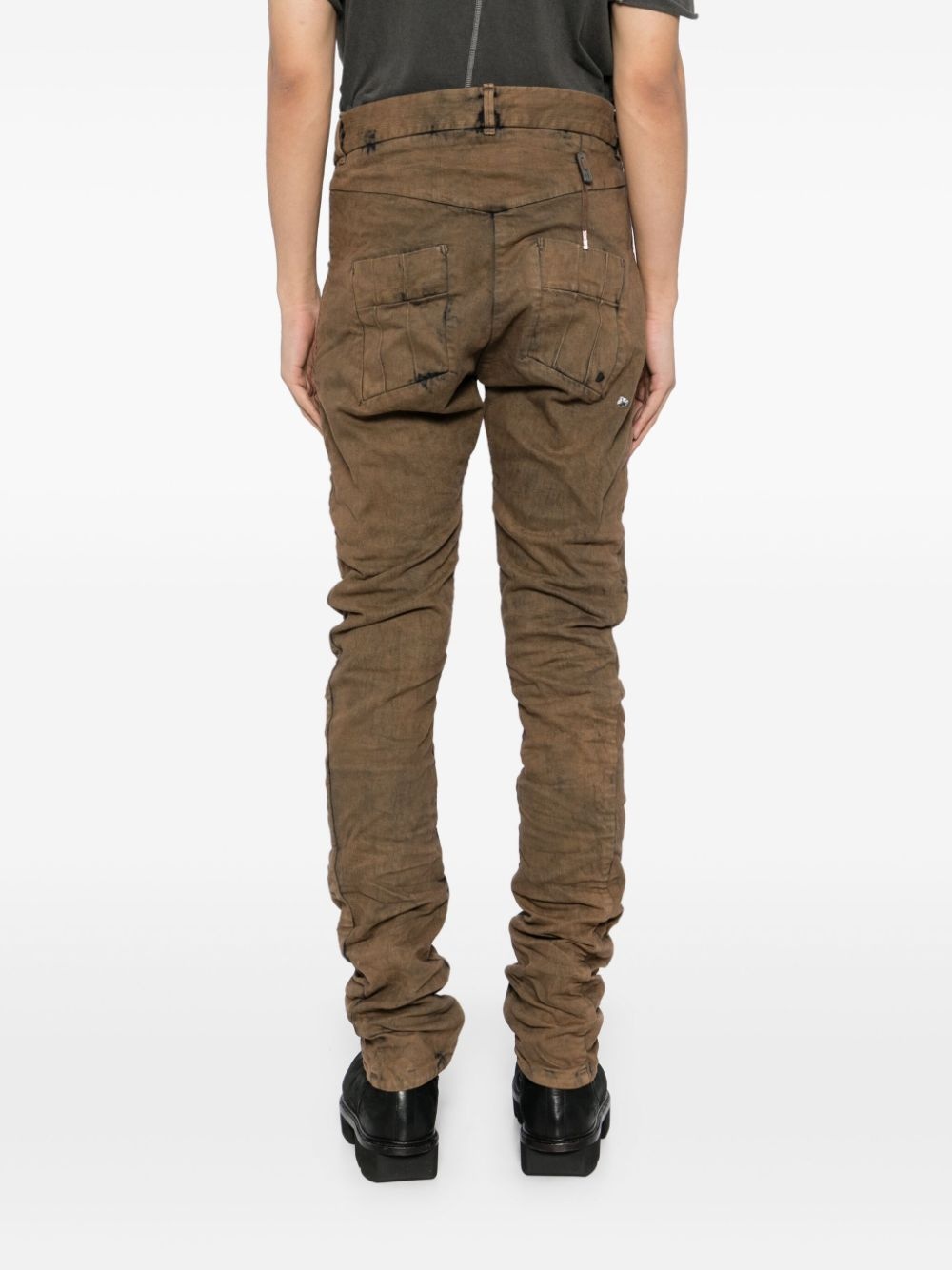 slim-cut denim jeans - 4