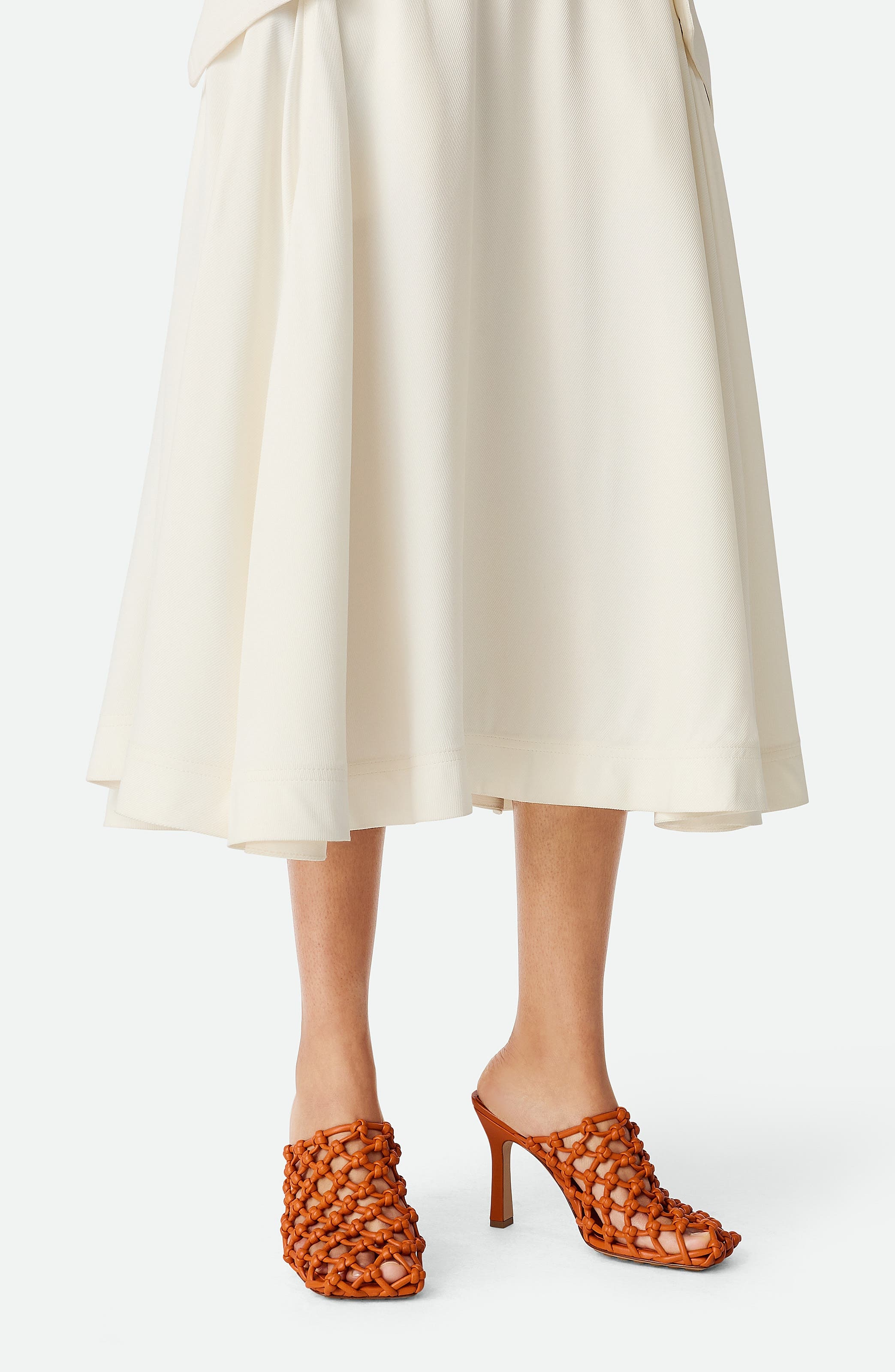 Bottega Veneta Knotted Weave Pump in Burned Orange at Nordstrom - 2
