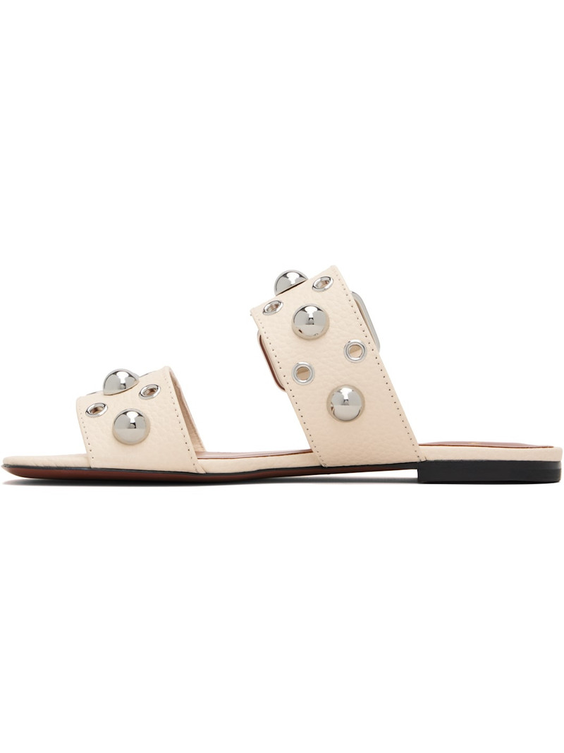 Valentino Off-White Nellcôte Slide Sandals outlook