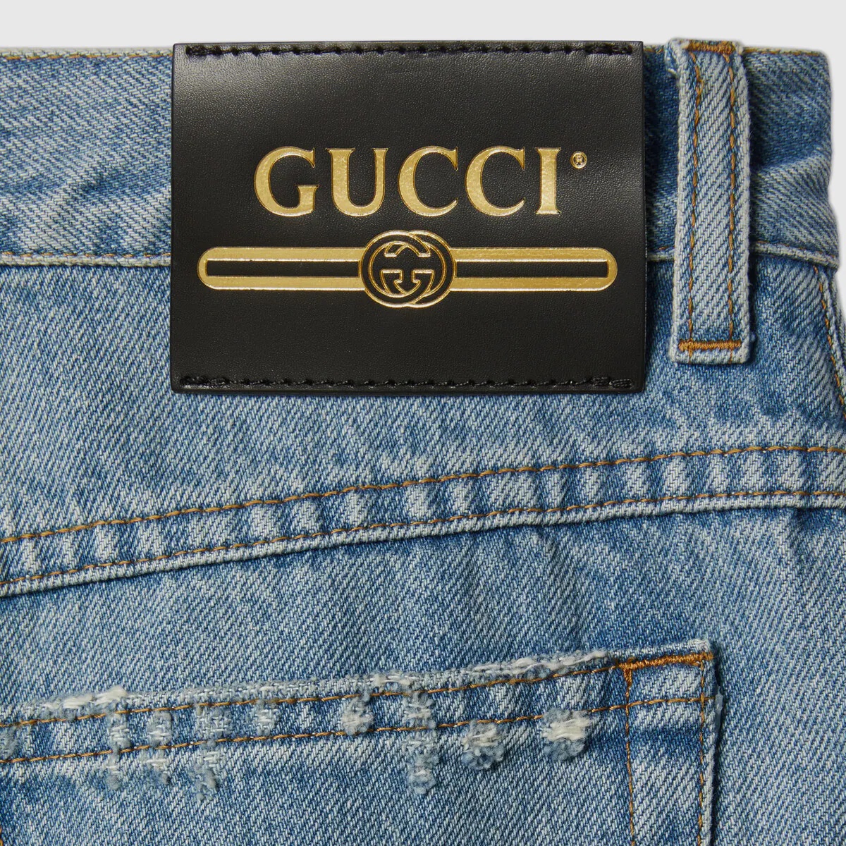 Gucci Les Pommes denim pant - 7