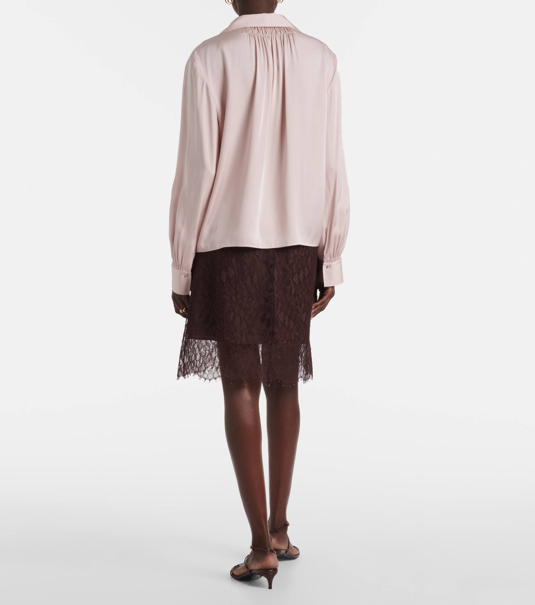 Silk-blend blouse - 3