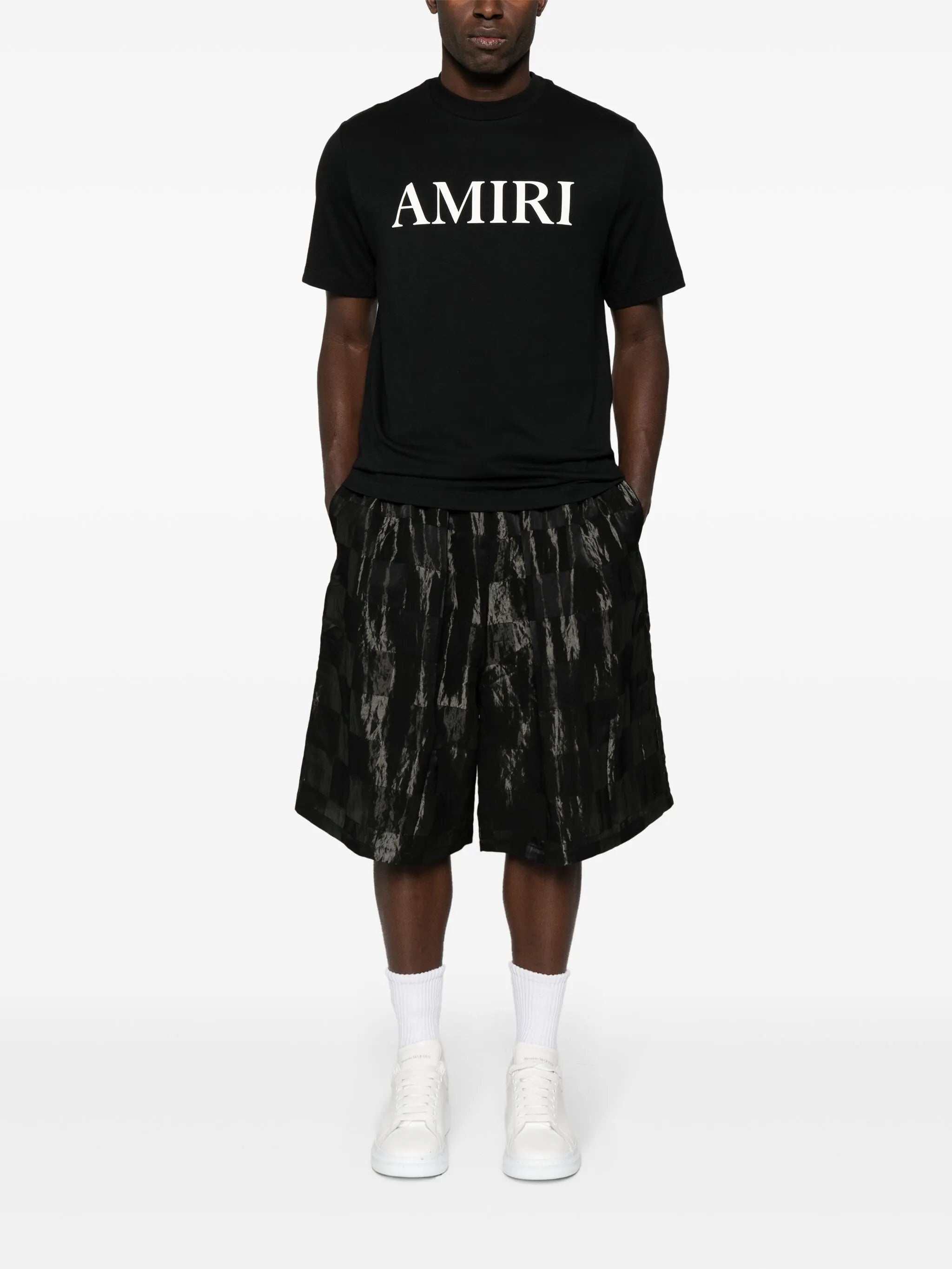 Amiri Rubberised-logo T-shirt - 4