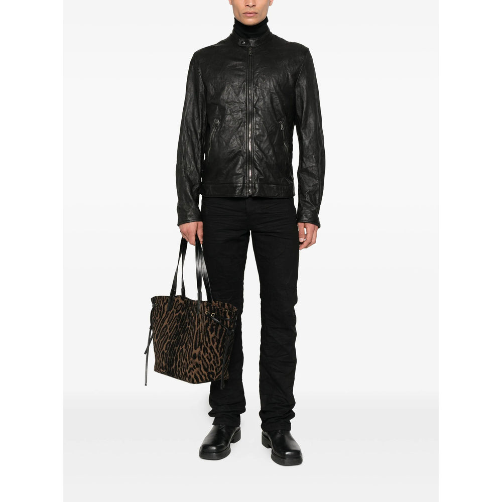 Dolce & Gabbana Black Jackets - Leather Jackets Men - 4