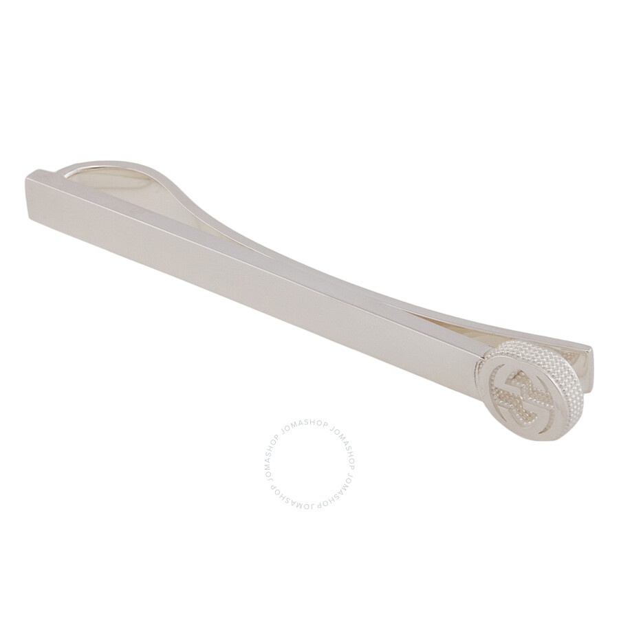 Gucci Interlocking G Tie Bar in Sterling Silver - 3