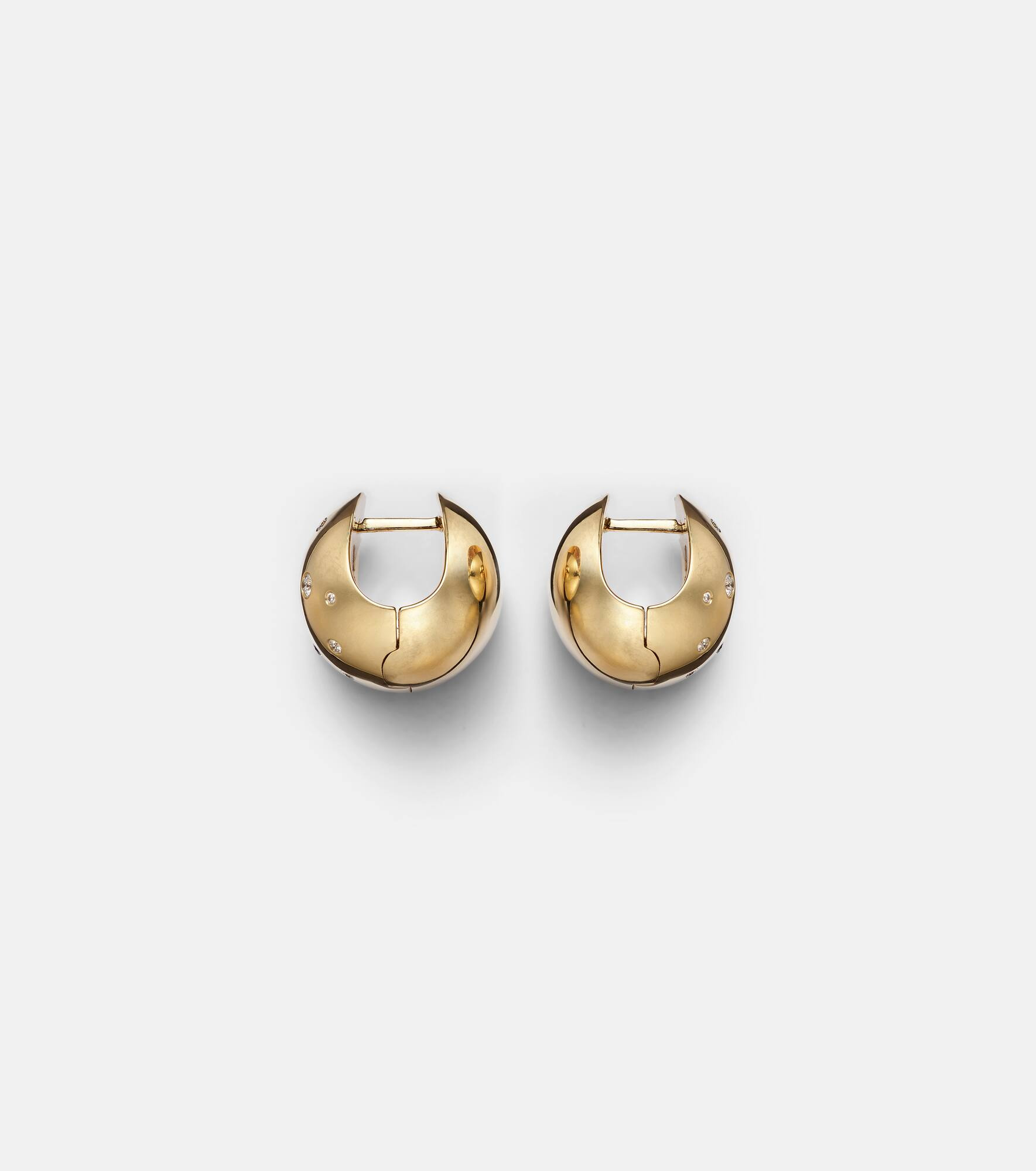 Glow Galaxy 18kt gold earrings with diamonds - 4