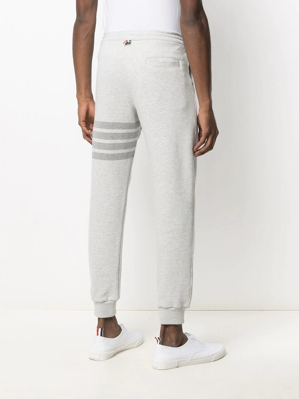 4-Bar stripe cotton track pants - 4