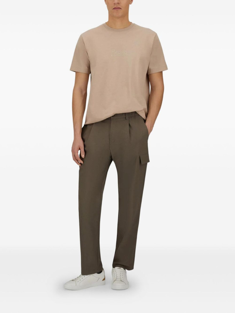 Herno pleated cargo pants outlook