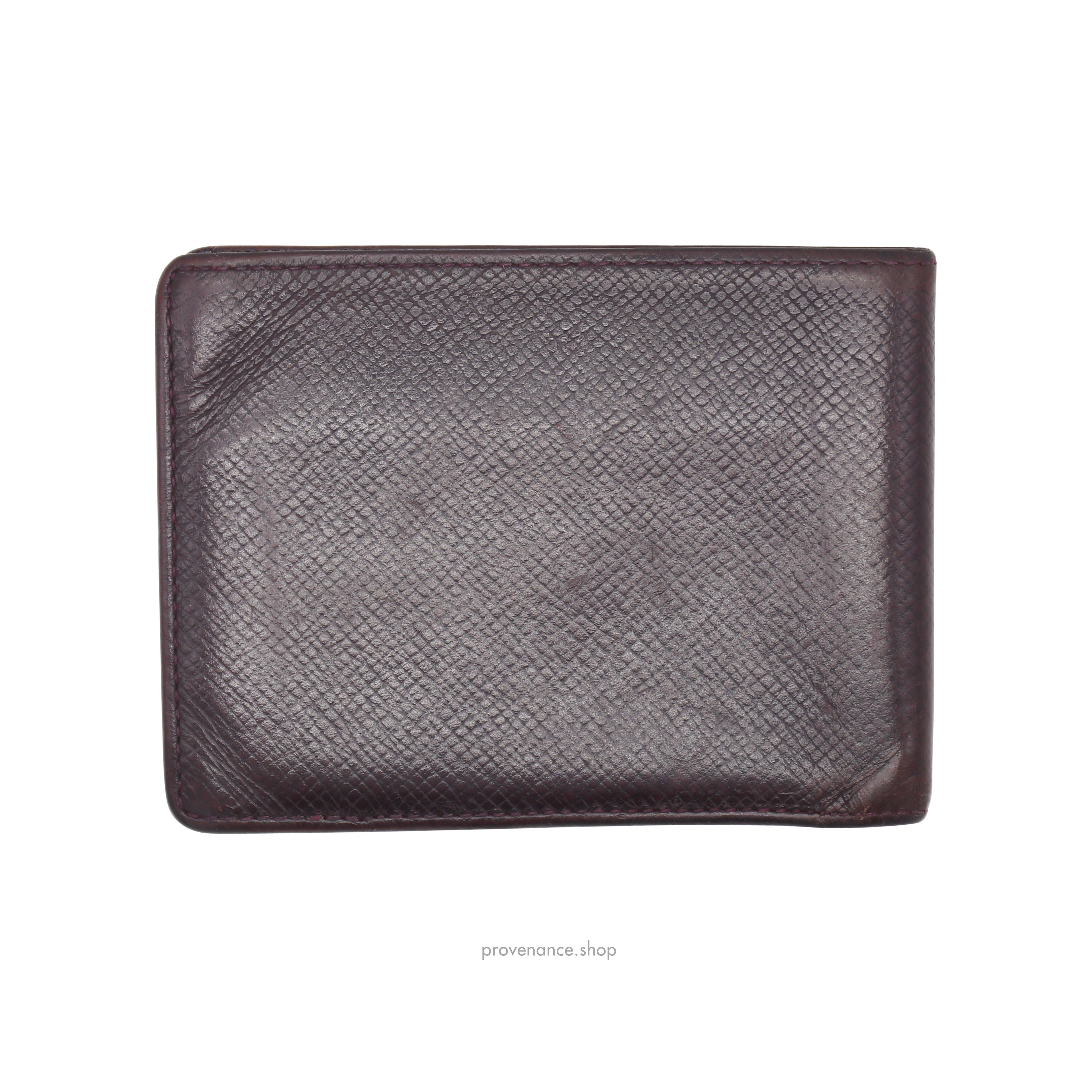 Louis Vuitton Slender Wallet - Taiga Acajou Leather - 4