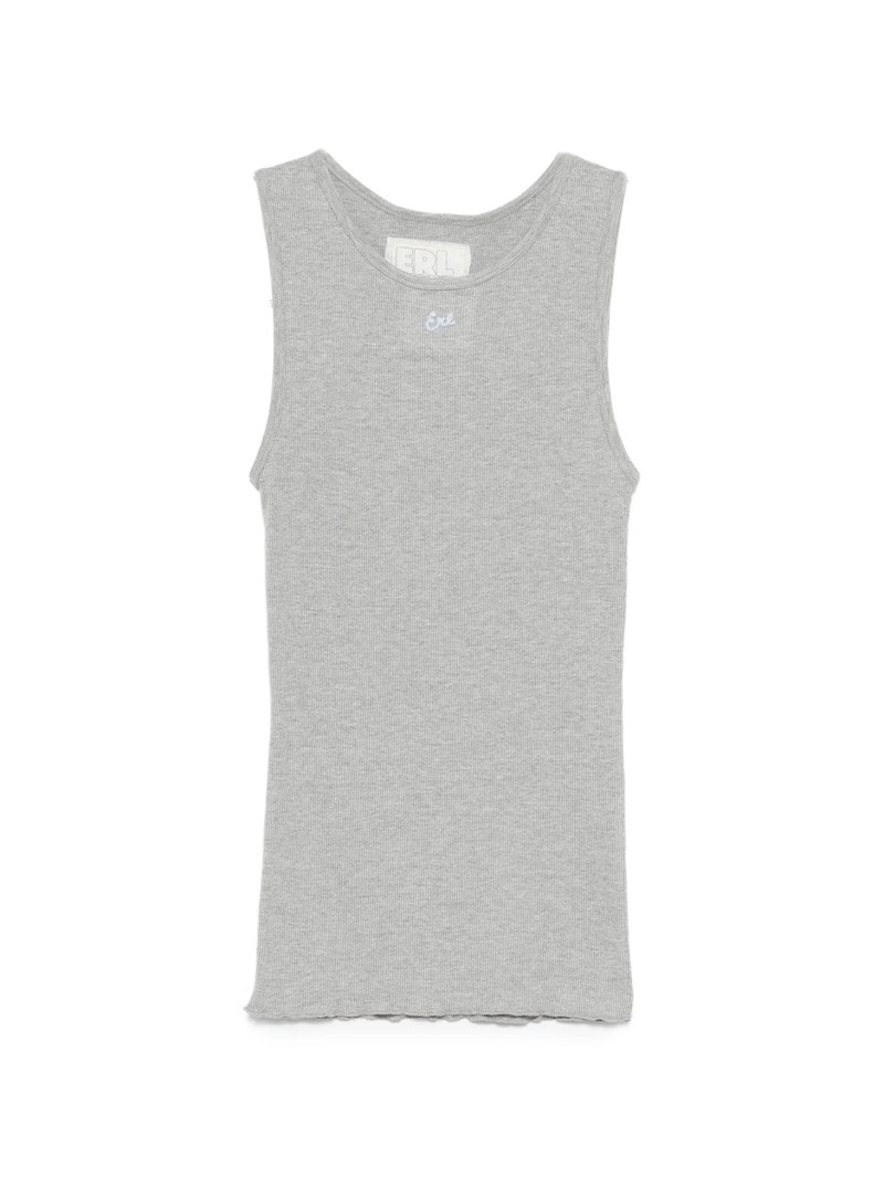 Erl Ribbed Logo Tank Top 1