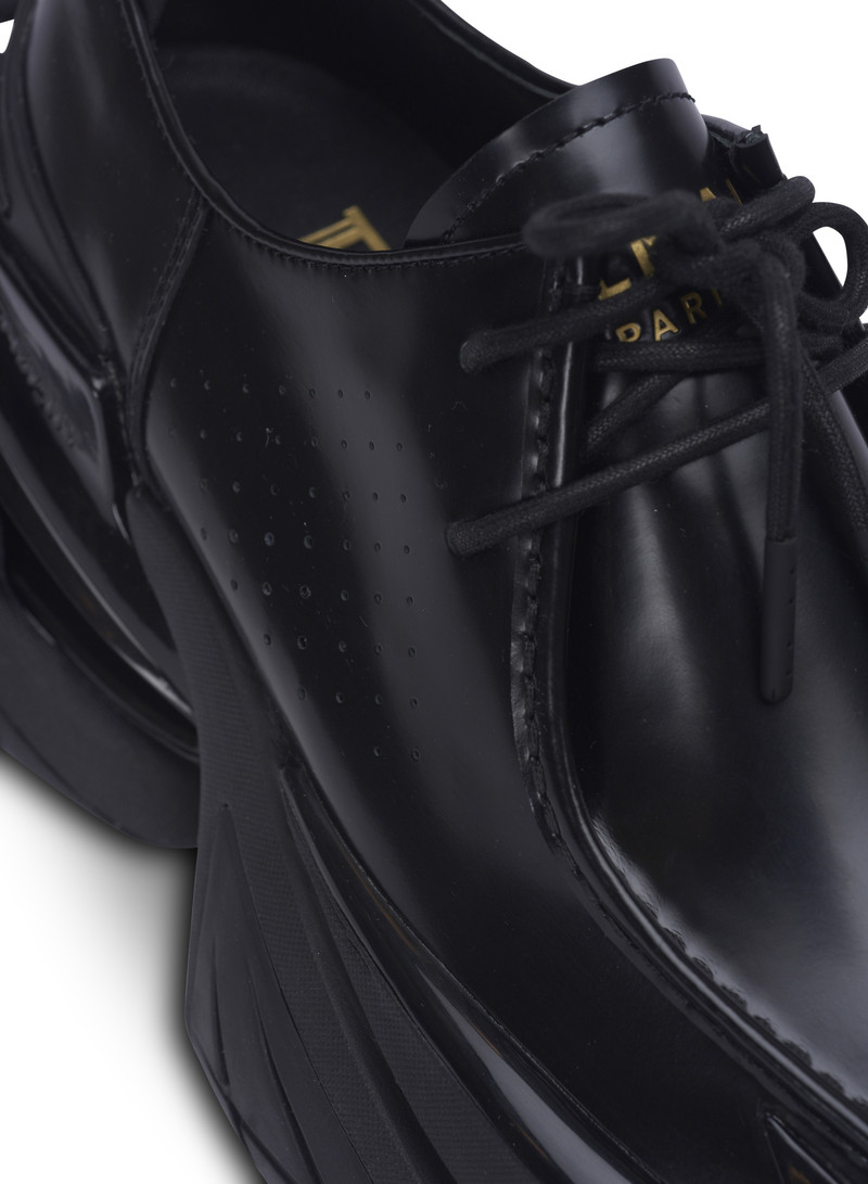 Unicorn glazed leather loafers 7