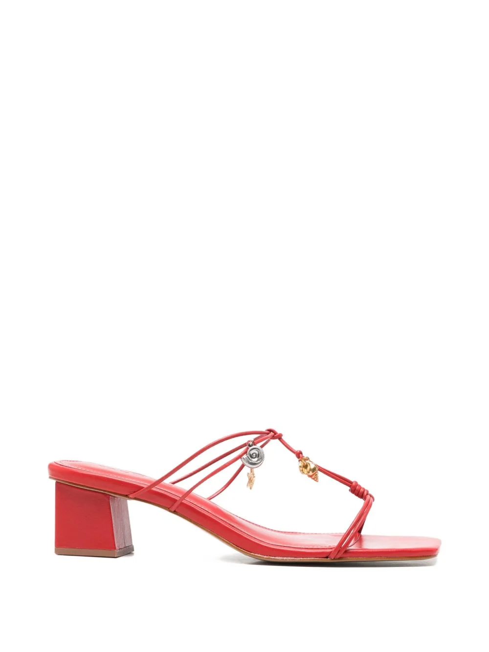 charm-detail strappy sandals - 1