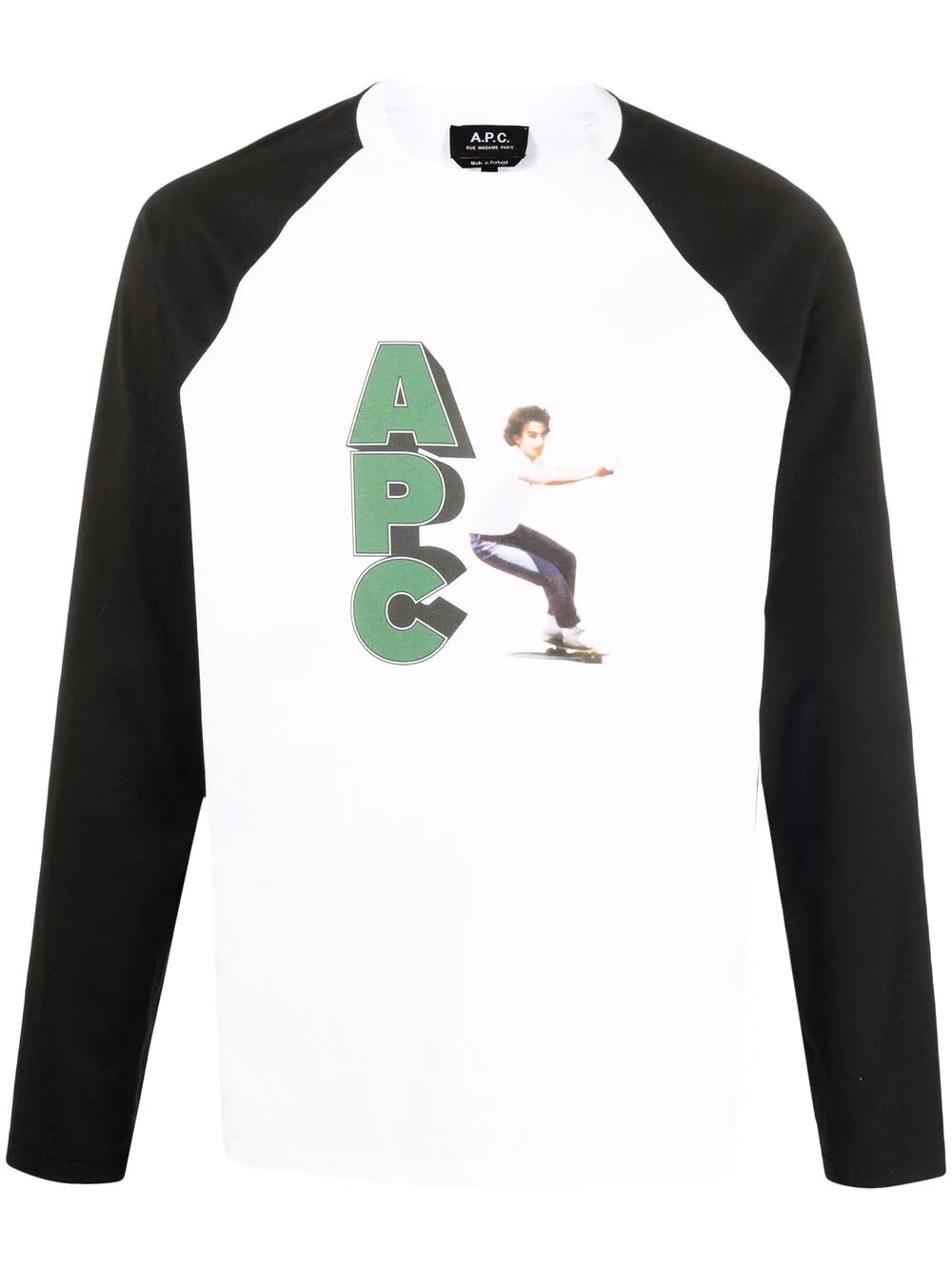 logo-print long-sleeve T-shirt - 1