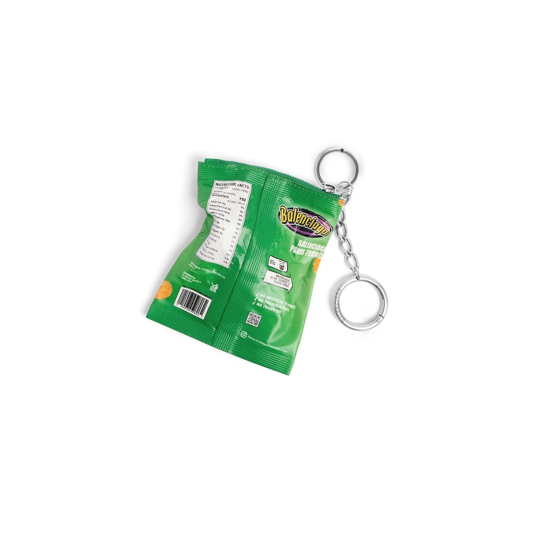 Keychain Chips Charm in Green - 2