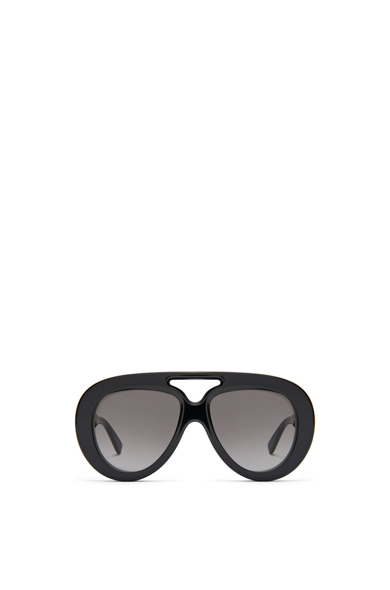 Round Spoiler Aviator sunglasses - 1