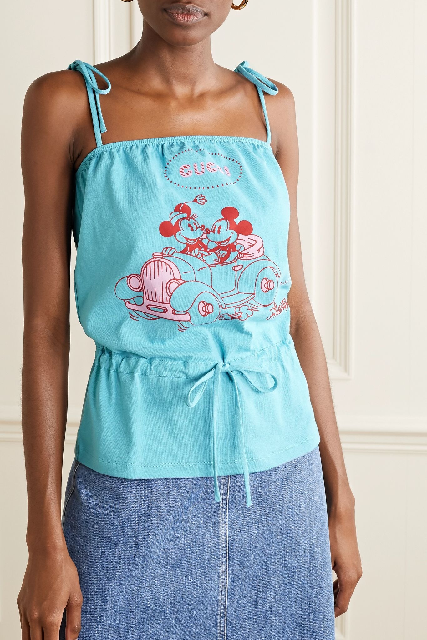 + Disney printed cotton-jersey camisole - 3