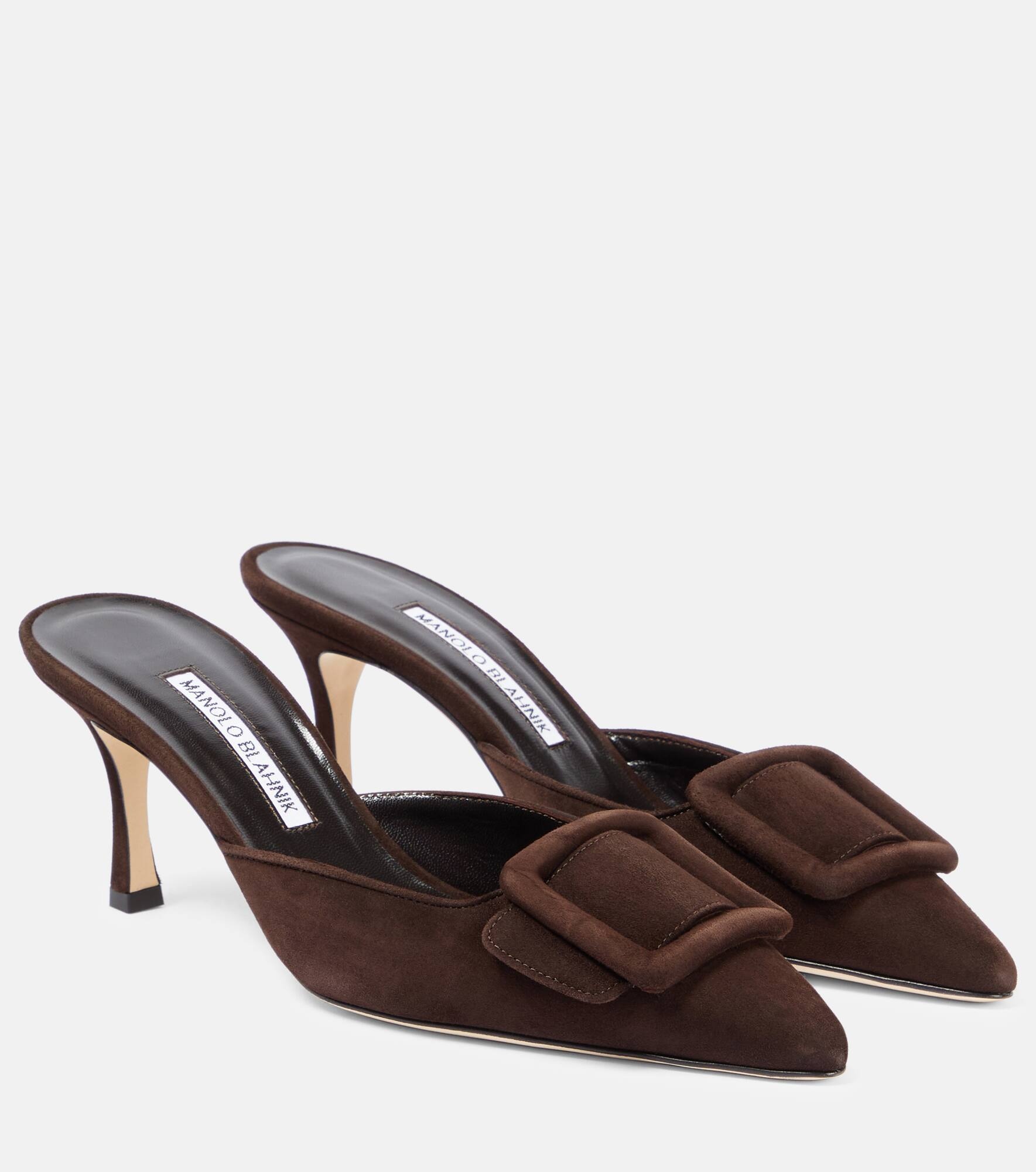 Maysale 70 suede mules - 1