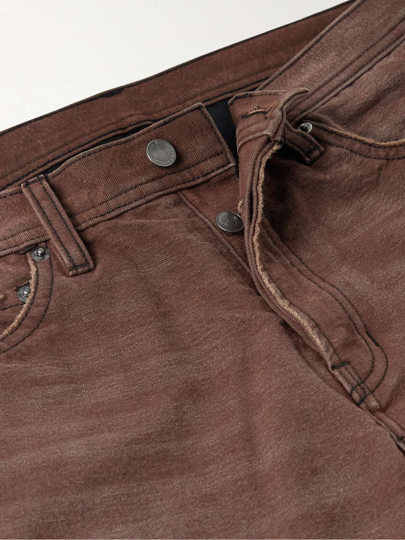 Slim-Fit Distressed Panelled Jeans 3