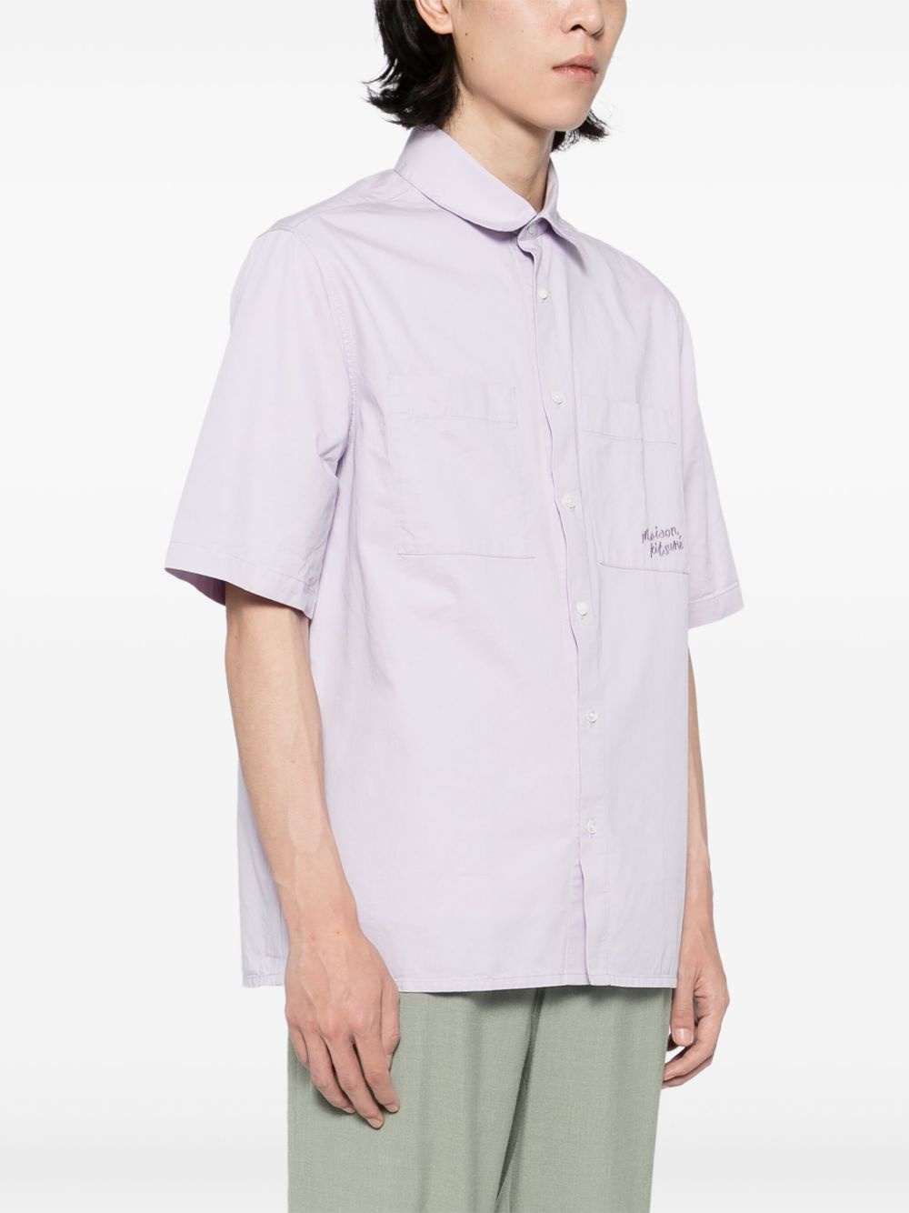 relaxed short-sleeved shirt - 3