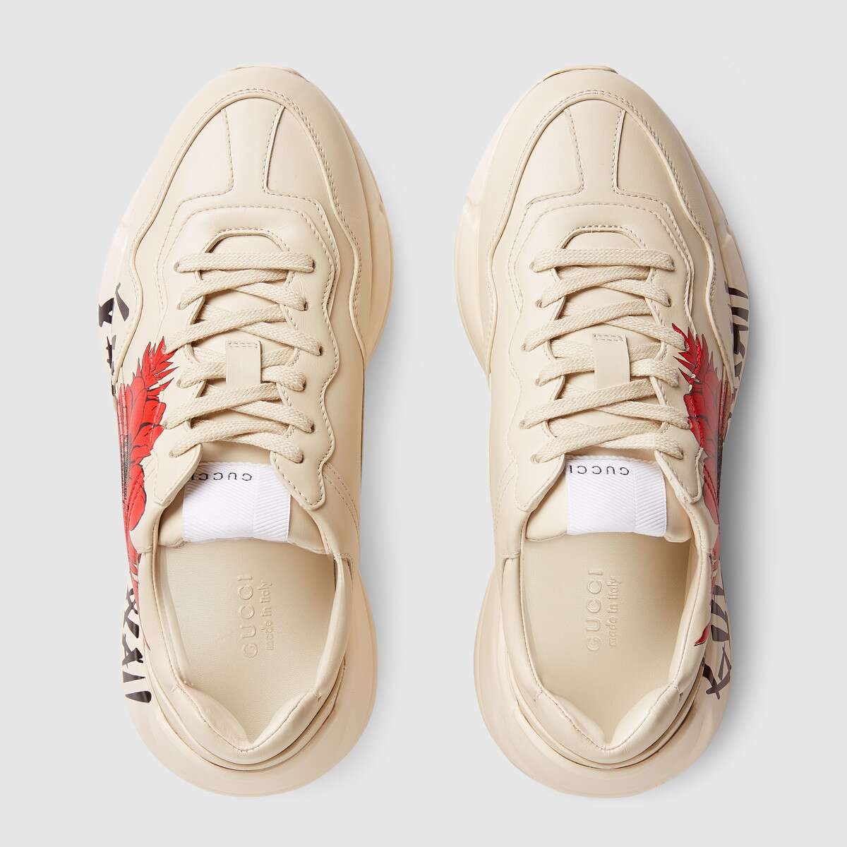 Women's Gucci Hawaii print Rhyton sneaker - 3