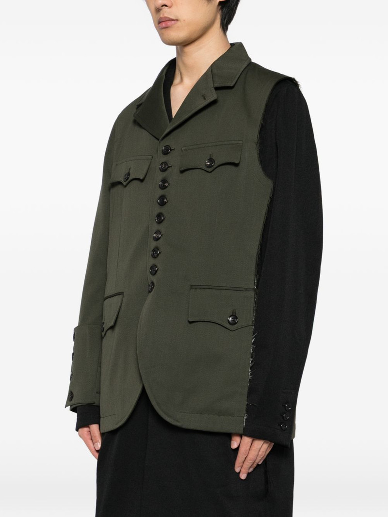 button-up layered coat 3