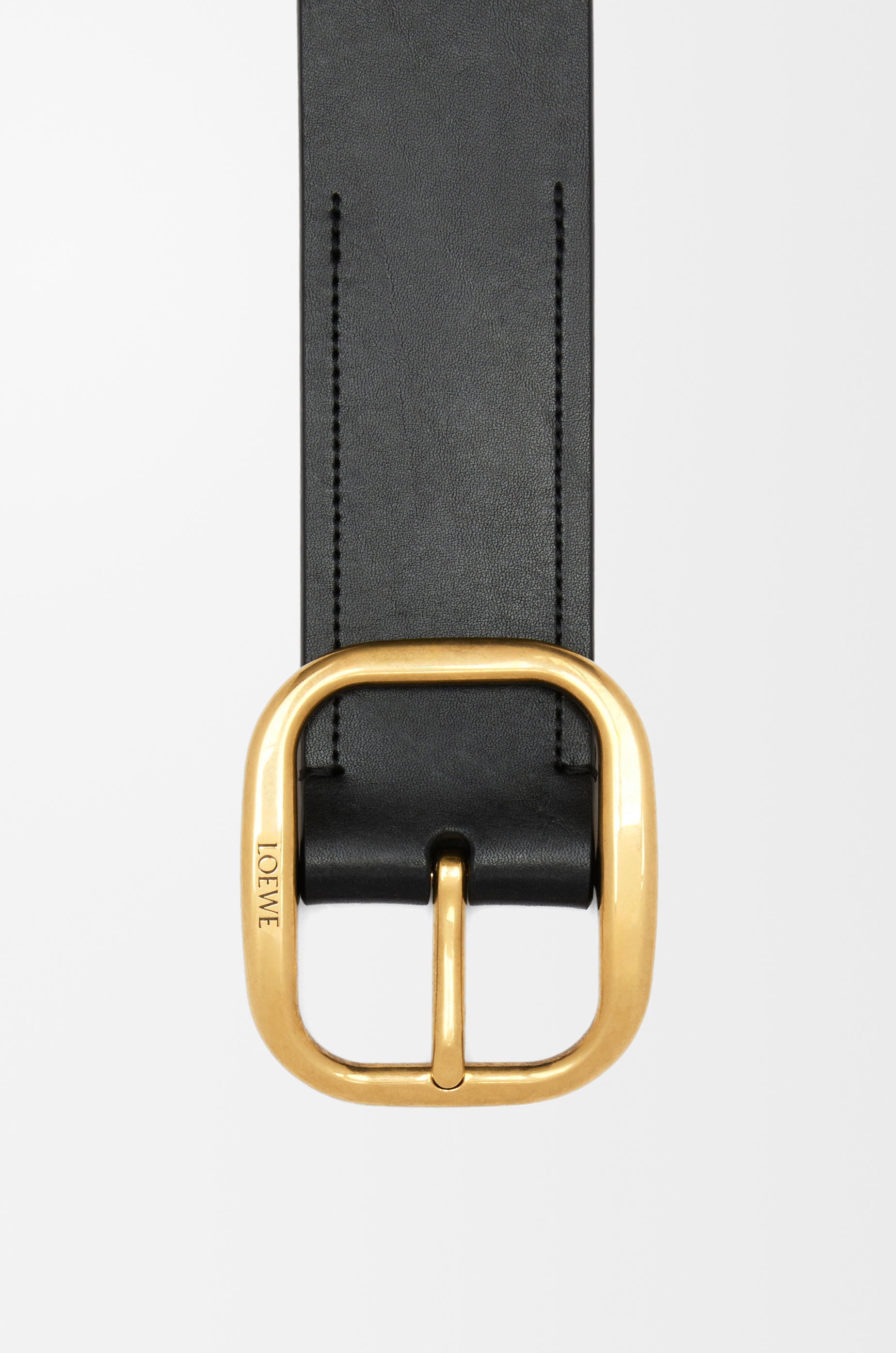 Rounded soft belt in classic calfskin - 3