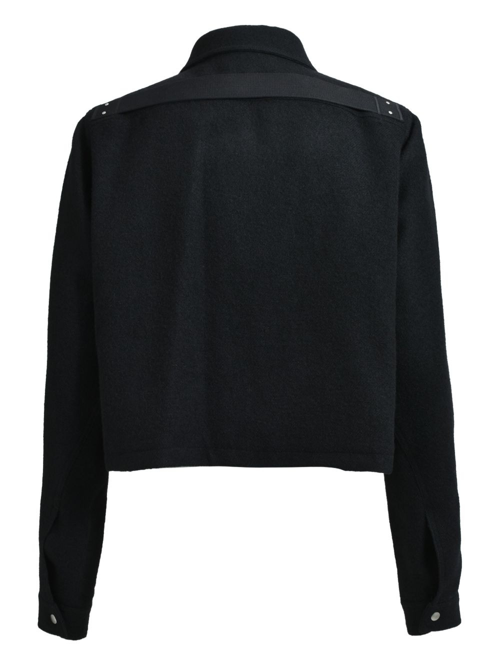 zip-up wool jacket - 2
