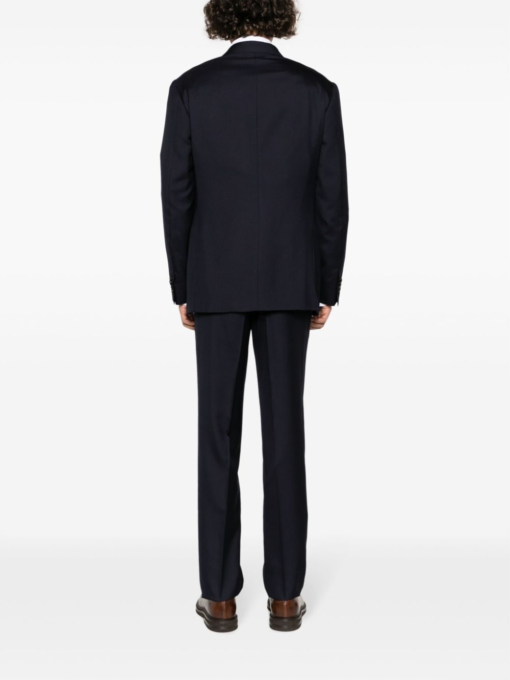 double-breasted cashmere-silk suit - 4
