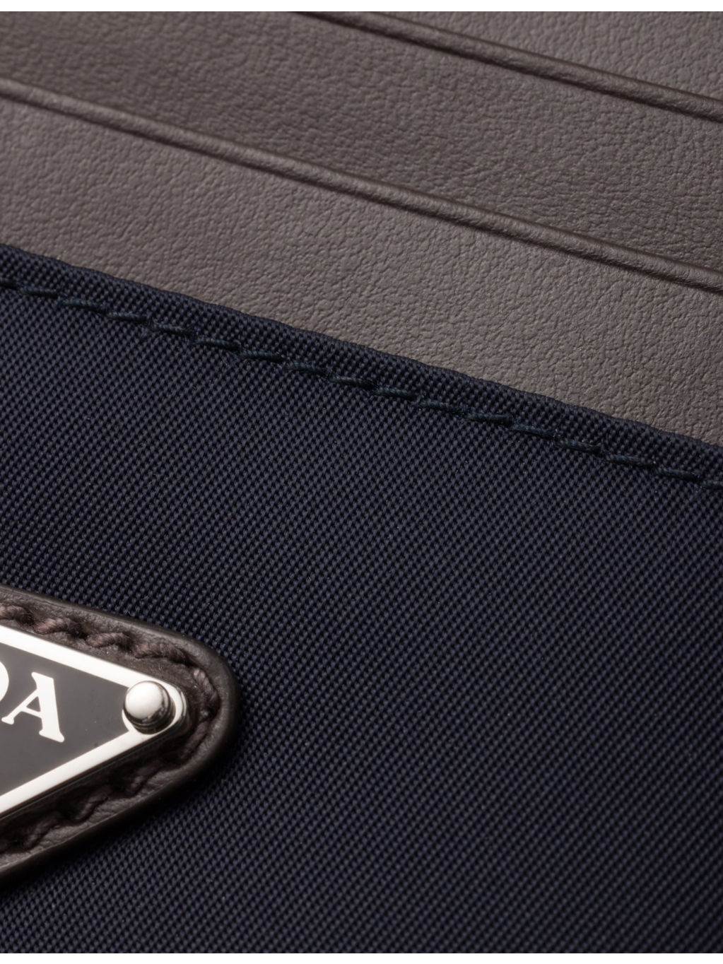 Re Nylon And Leather Card Holder - 2