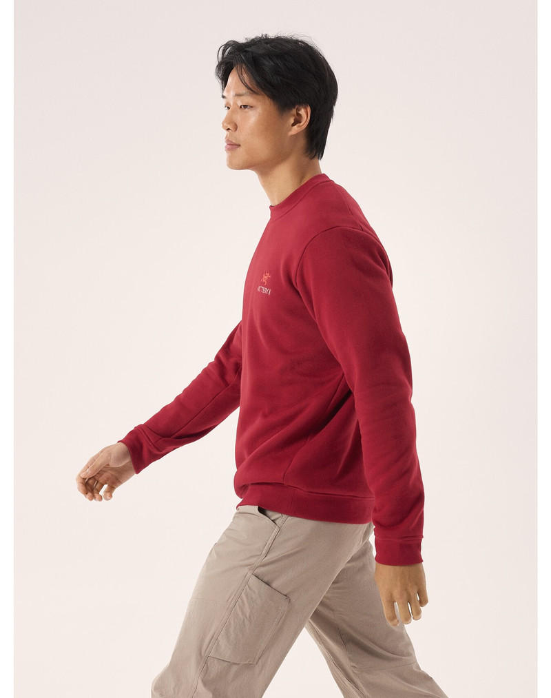 Emblem Fleece Crew Neck Pullover 6