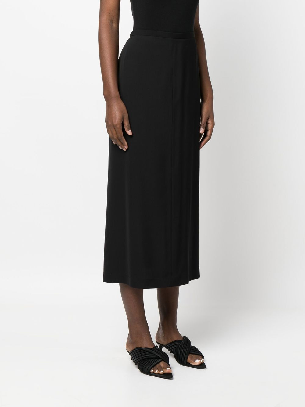high-waisted midi skirt - 3