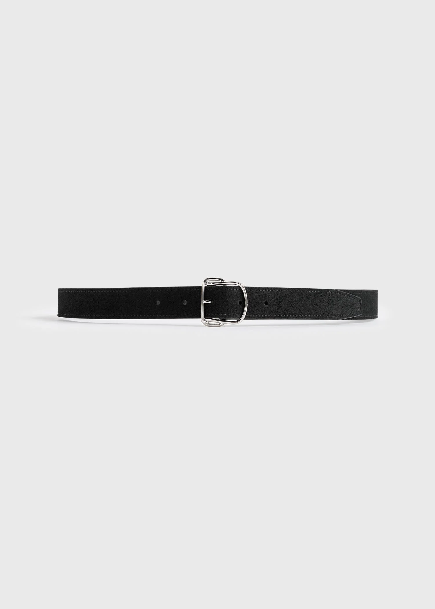 Swirl suede belt black - 1
