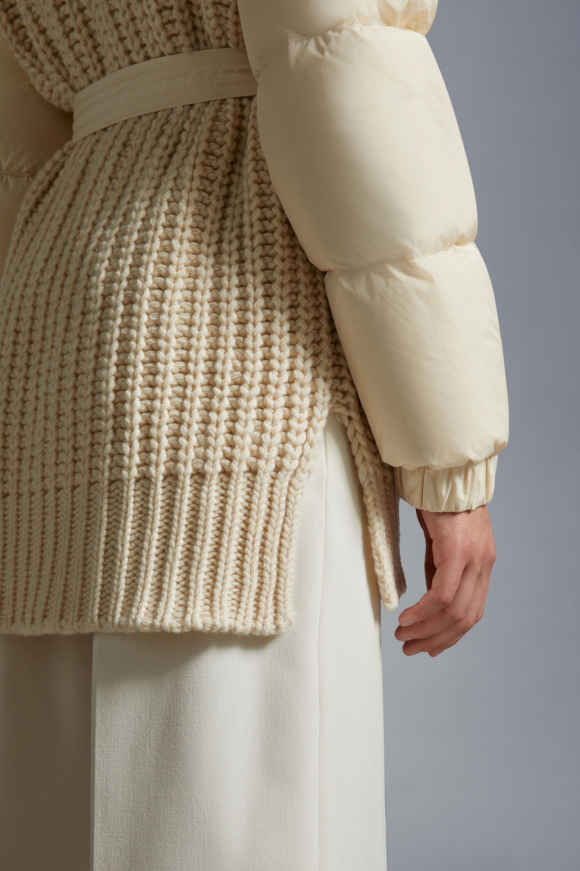 Padded Cashmere Cardigan - 7